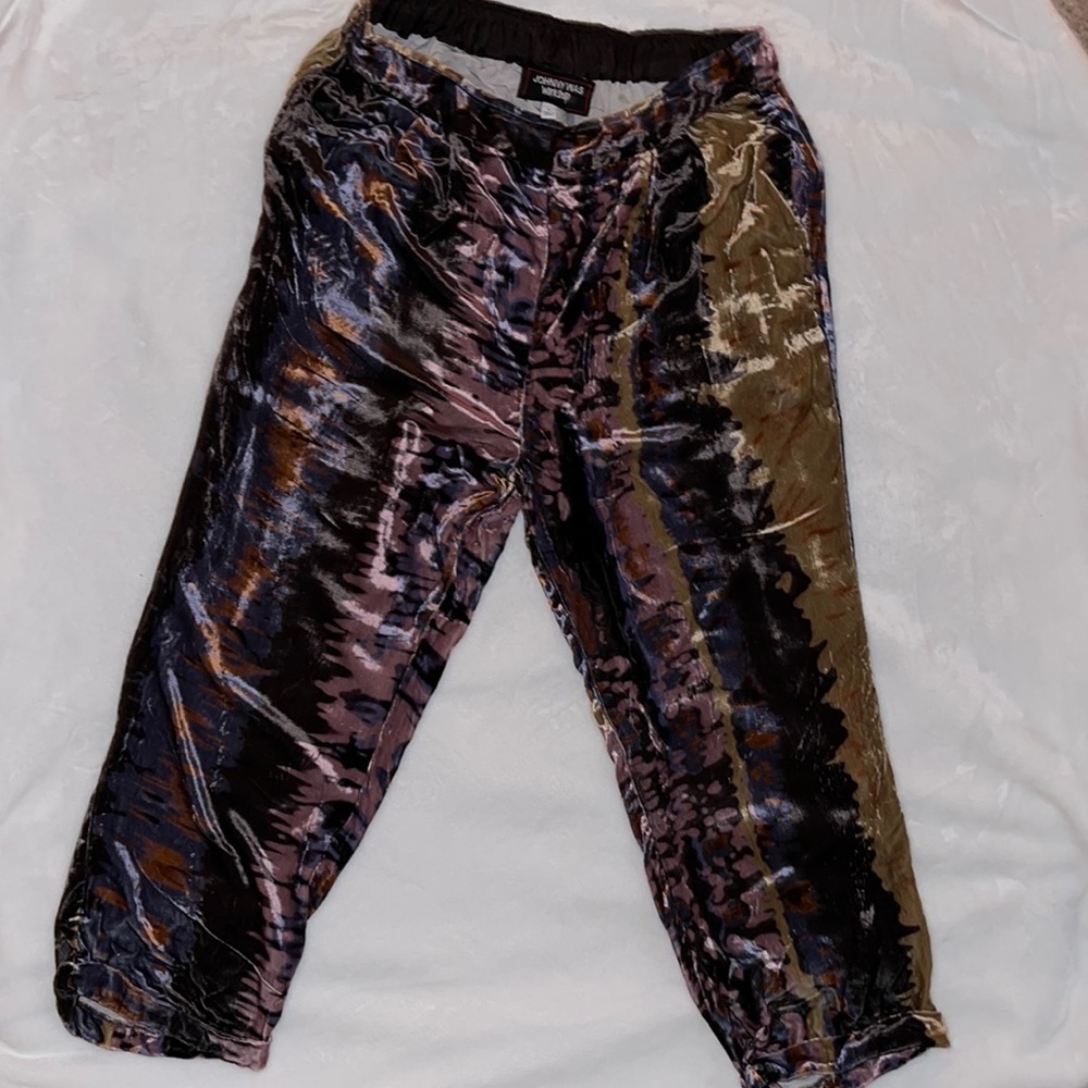 Velvet Cigarette Pants